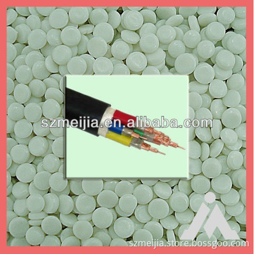 Halogen free flame polyolefin